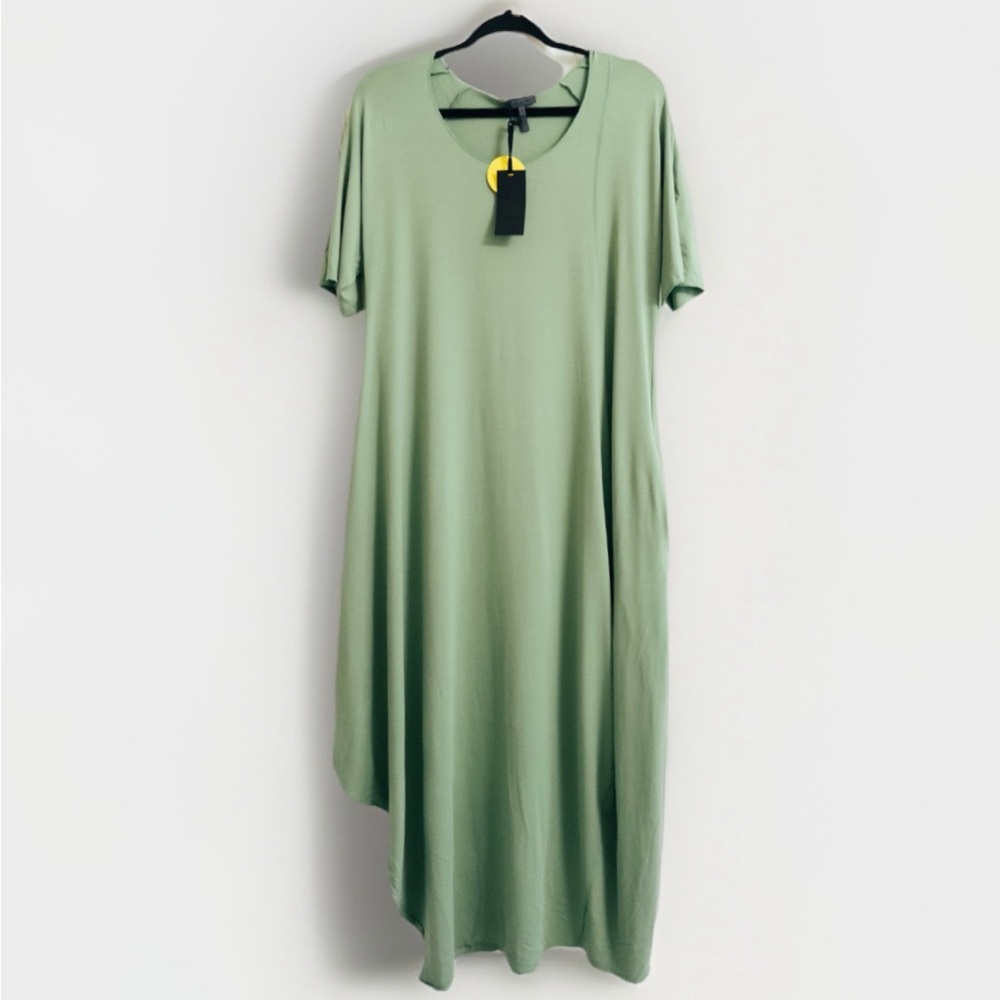 Oska Green Long Dress